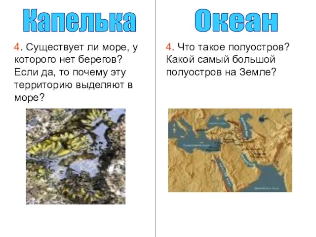 Капелька Океан 4. Существует ли море, у которого нет берегов?