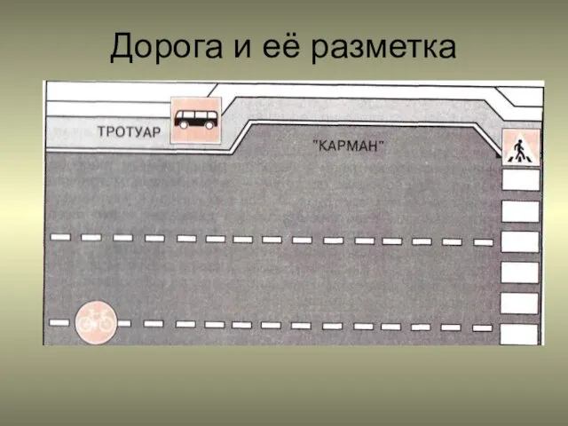 Дорога и её разметка