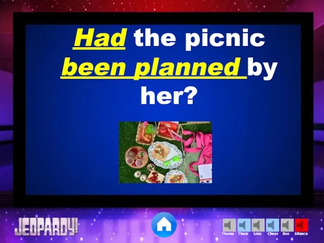 Had the picnic been planned by her?