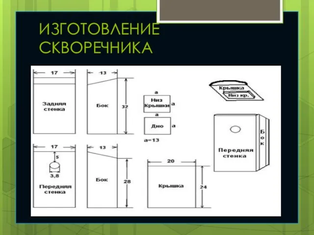 ИЗГОТОВЛЕНИЕ СКВОРЕЧНИКА