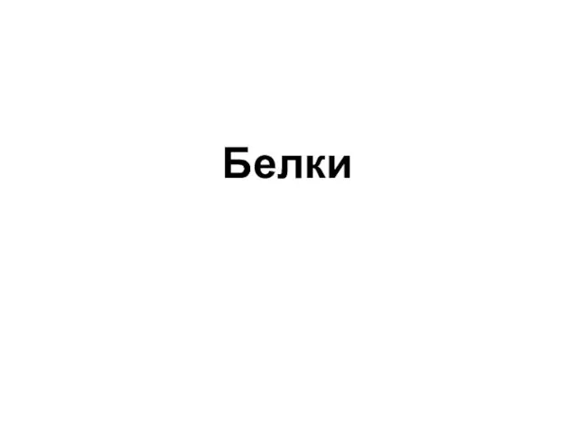 Белки