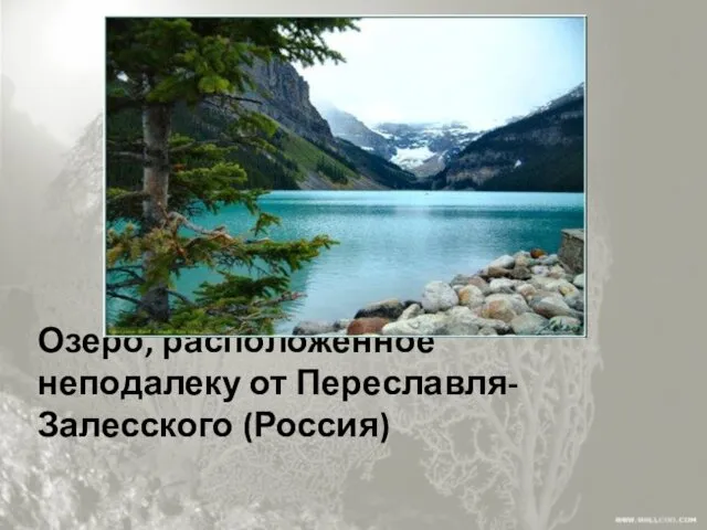 Озеро, расположенное неподалеку от Переславля-Залесского (Россия)