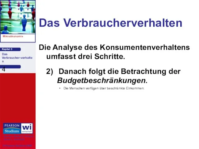 Das Verbraucherverhalten Die Analyse des Konsumentenverhaltens umfasst drei Schritte. 2) Danach folgt die