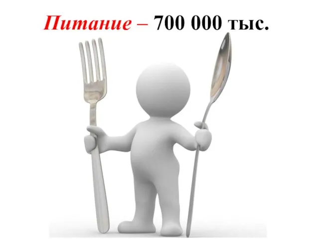 Питание – 700 000 тыс.