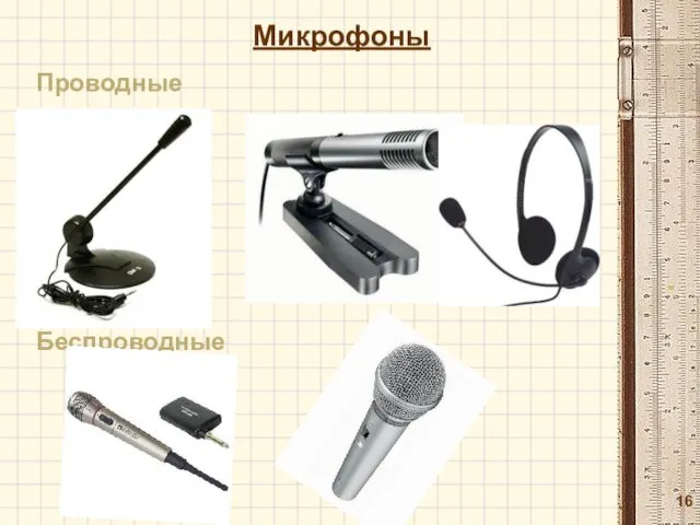 Микрофоны Проводные Беспроводные
