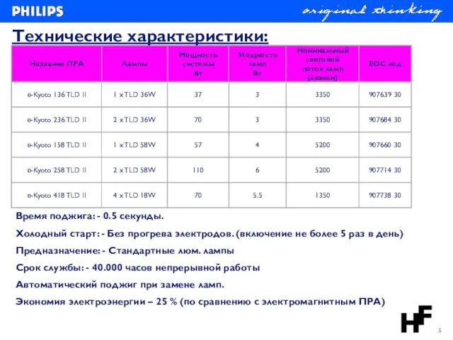 Технические характеристики: Время поджига: - 0.5 секунды. Холодный старт: -