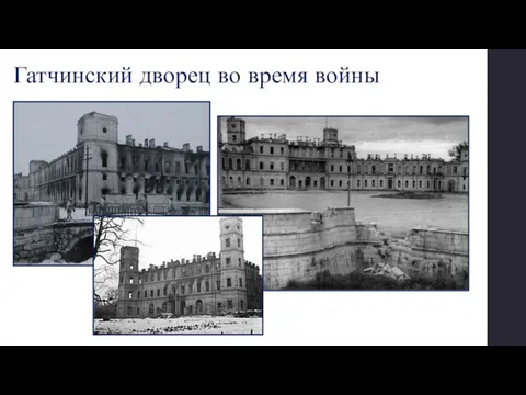 Гатчинский дворец во время войны