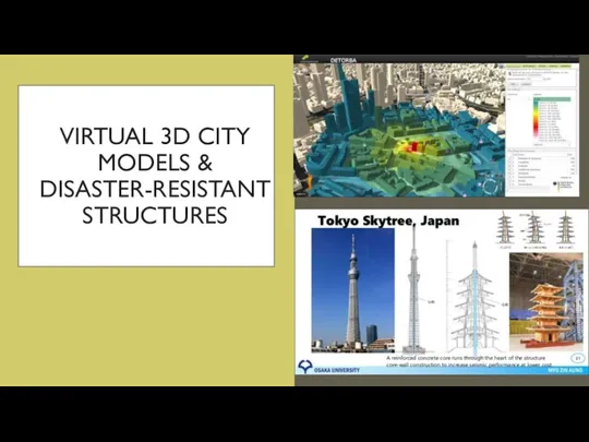 VIRTUAL 3D CITY MODELS & DISASTER-RESISTANT STRUCTURES