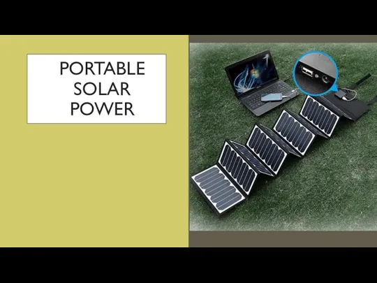 PORTABLE SOLAR POWER