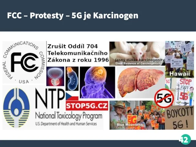 FCC – Protesty – 5G je Karcinogen