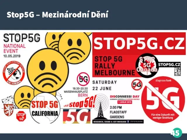 Stop5G – Mezinárodní Dění