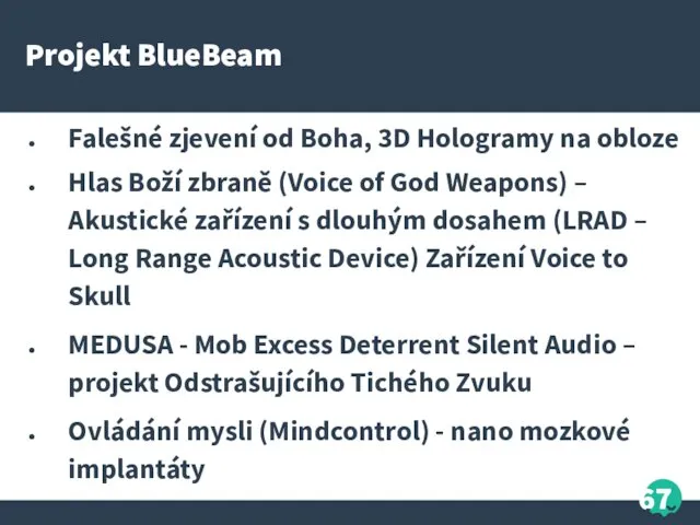 Projekt BlueBeam Falešné zjevení od Boha, 3D Hologramy na obloze