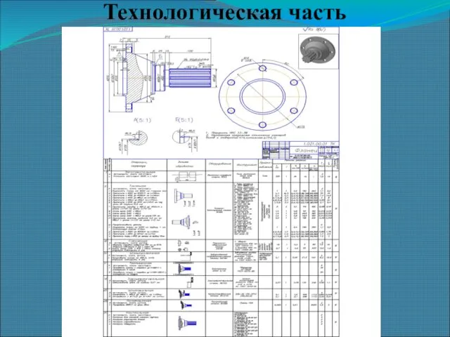 Технологическая часть