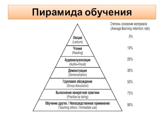 Пирамида обучения