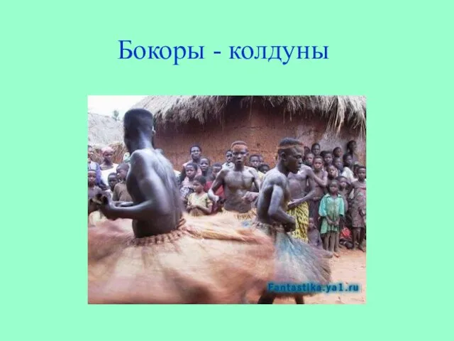 Бокоры - колдуны