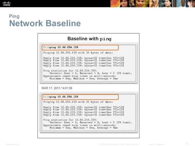 Ping Network Baseline Baseline with ping