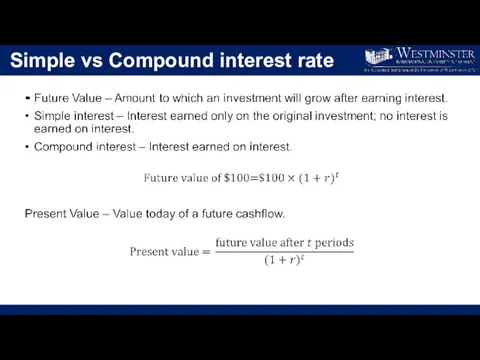 Simple vs Compound interest rate