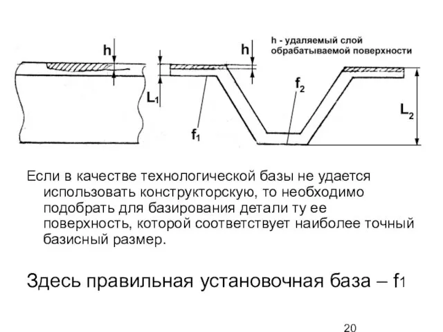 Если в качестве технологической базы не удается использовать конструкторскую, то