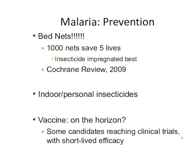 Malaria: Prevention Bed Nets!!!!!! 1000 nets save 5 lives Insecticide