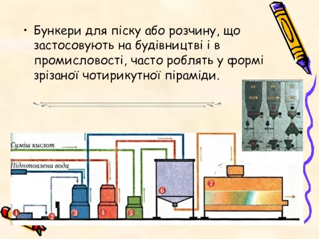 Бункери для піску або розчину, що застосовують на будівництві і