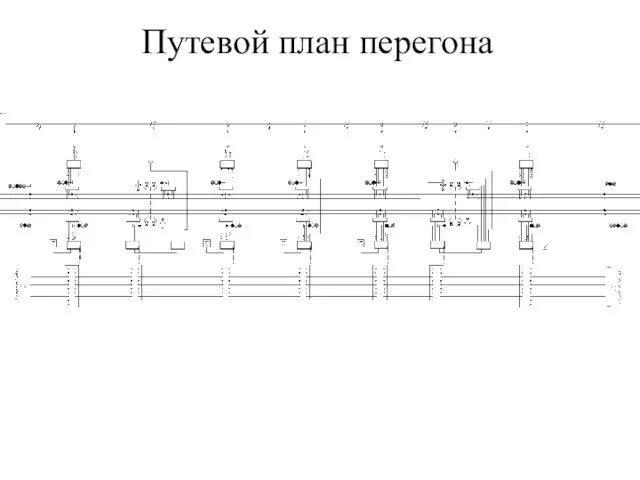 Путевой план перегона