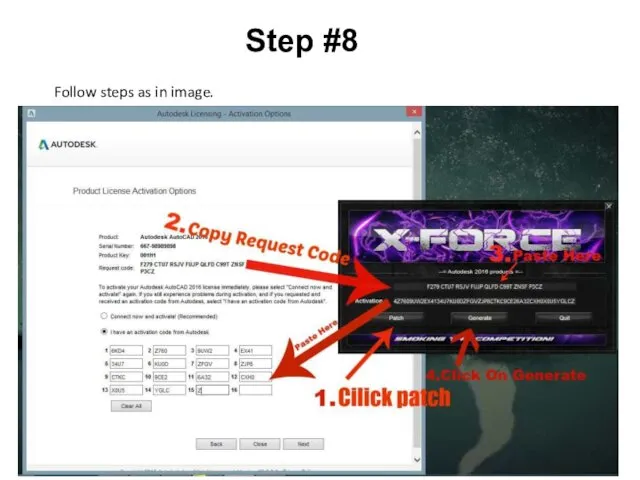 Step #8 Follow steps as in image.