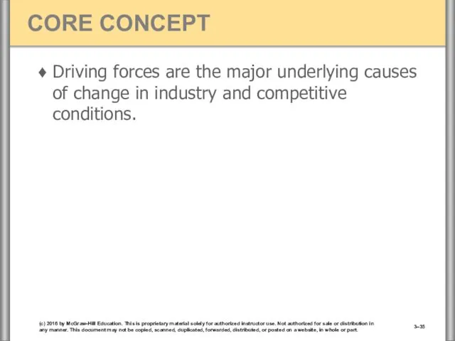 Driving forces are the major underlying causes of change in