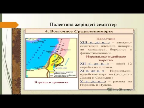 Палестина жеріндегі семиттер