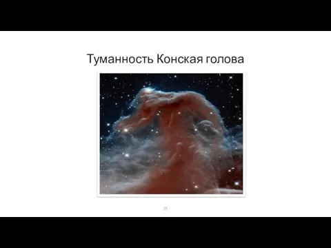 Туманность Конская голова 25