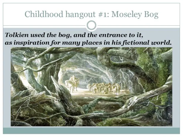 Childhood hangout #1: Moseley Bog Tolkien used the bog, and the entrance to