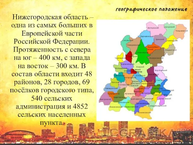 Нижегородская область – одна из самых больших в Европейской части