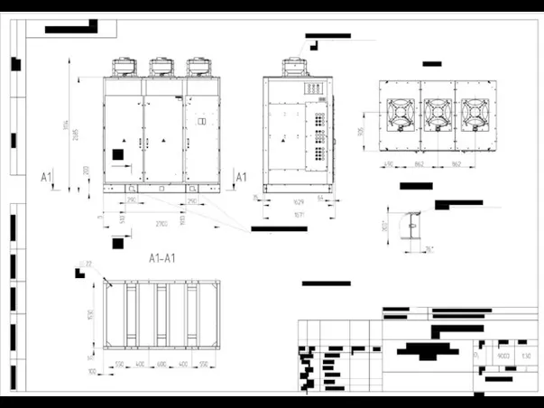 Шкаф трансформатора А1.5 ЭКРА.674712