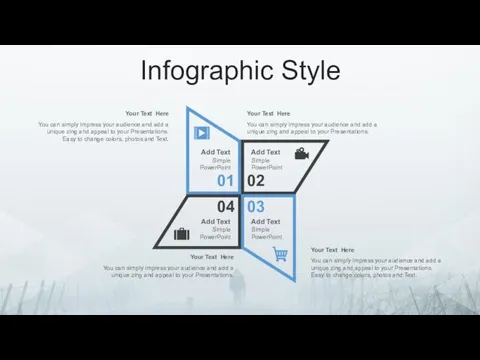Infographic Style 01 02 04 03