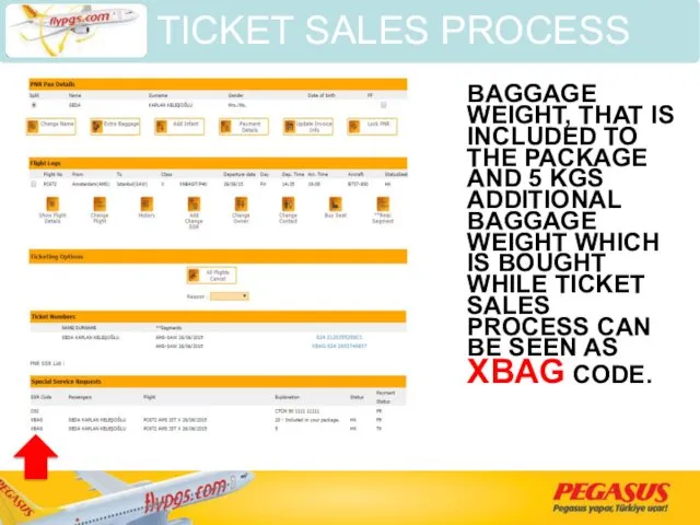 BAGGAGE WEIGHT, THAT IS INCLUDED TO THE PACKAGE AND 5