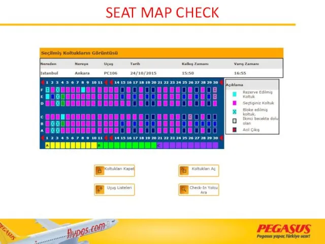 SEAT MAP CHECK