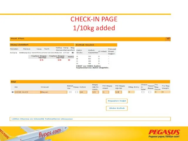 CHECK-IN PAGE 1/10kg added