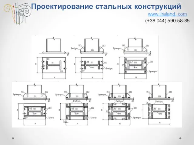 Проектирование стальных конструкций www.liraland. com (+38 044) 590-58-85