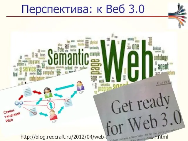 Перспектива: к Веб 3.0 http://blog.redcraft.ru/2012/04/web-ns-first-approximation.html