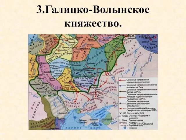 3.Галицко-Волынское княжество.