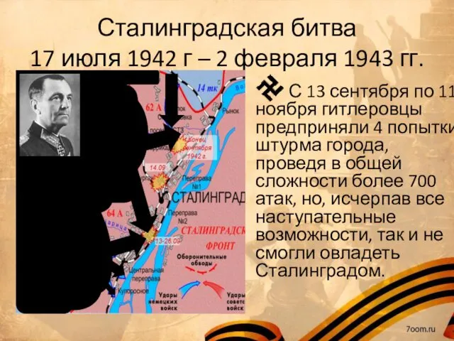 Сталинградская битва 17 июля 1942 г – 2 февраля 1943