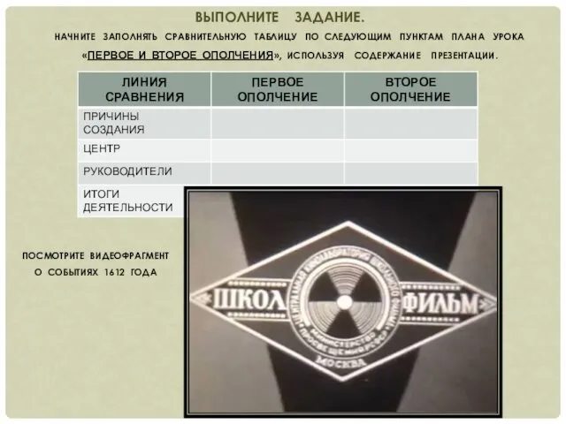 ВЫПОЛНИТЕ ЗАДАНИЕ. НАЧНИТЕ ЗАПОЛНЯТЬ СРАВНИТЕЛЬНУЮ ТАБЛИЦУ ПО СЛЕДУЮЩИМ ПУНКТАМ ПЛАНА