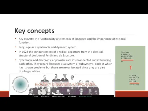 Key concepts Key aspects: the functionality of elements of language