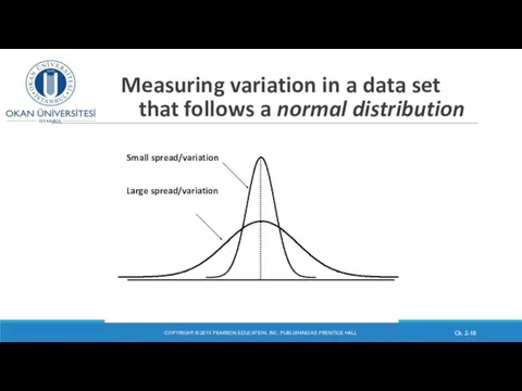 Measuring variation in a data set that follows a normal