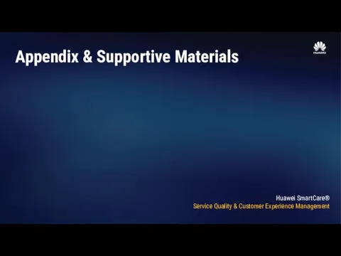 Appendix & Supportive Materials