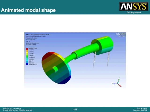 Animated modal shape