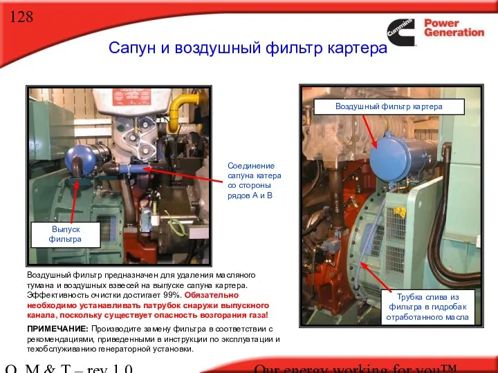 O, M & T – rev 1.0 Our energy working