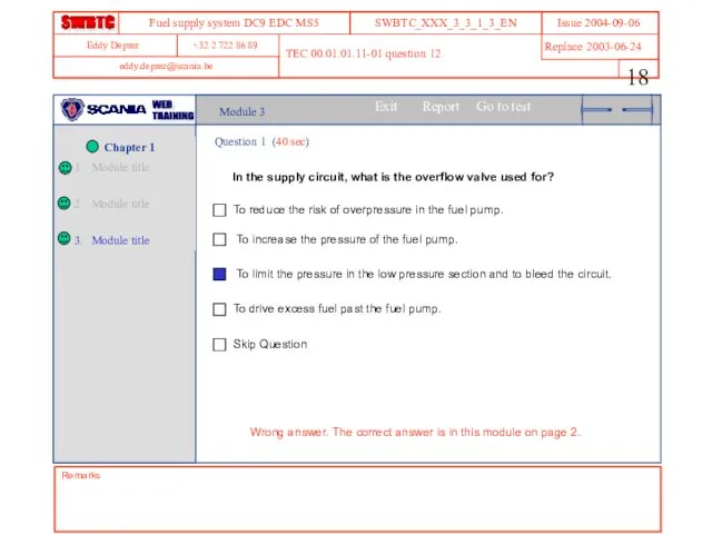 Module 3 Question 1 (40 sec) In the supply circuit,