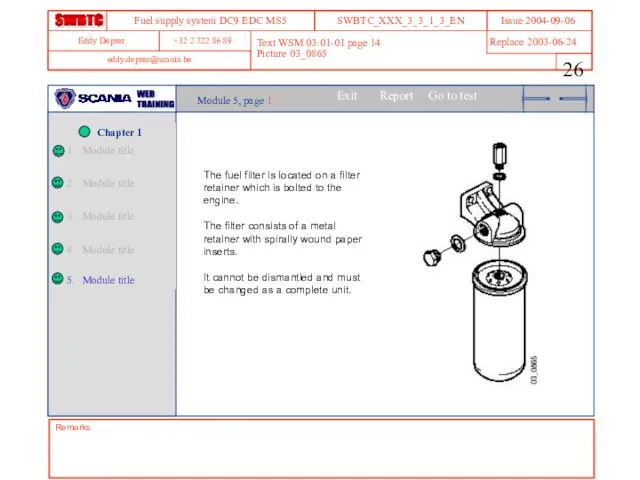 Remarks Text WSM 03:01-01 page 14 Picture 03_0865 Module 5,