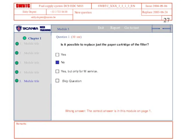 Module 5 Question 1 (30 sec) Is it possible to