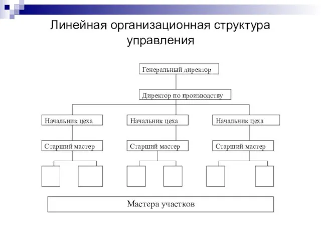 Линейная организационная структура управления